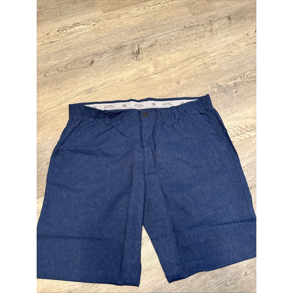 Three Sixty Six Shorts Mens 42 Blue 10" Running Athletic Basic Athleisure Casual
